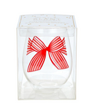 Bow Jumbo Wine Glass