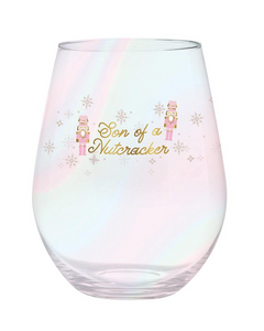 Son of a Nutcracker Wine Glass