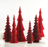 Frasier Fir Paper Tree - Red/24"