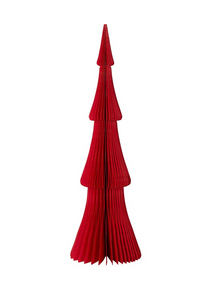 Frasier Fir Paper Tree - Red/18"