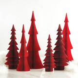 Frasier Fir Paper Tree - Red/18"