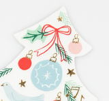 Festive Pattern Tree Diecut Napkins