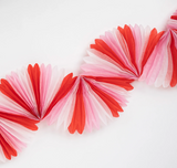 Candy Cane Stripe Honeycomb Garland