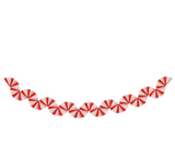 Candy Cane Stripe Honeycomb Garland