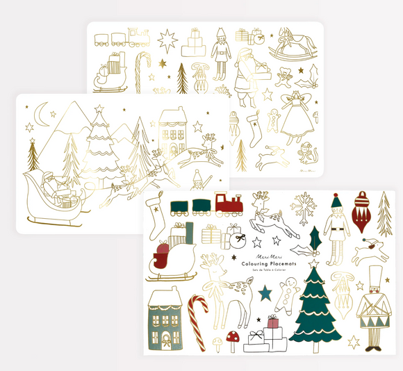 Christmas Coloring Placemats