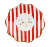 Christmas Striped Side Plates