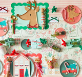 Christmas Scalloped Paper Placemats