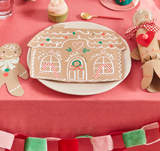 Gingerbread House Diecut Plates