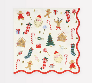 Jolly Christmas Dinner Napkins