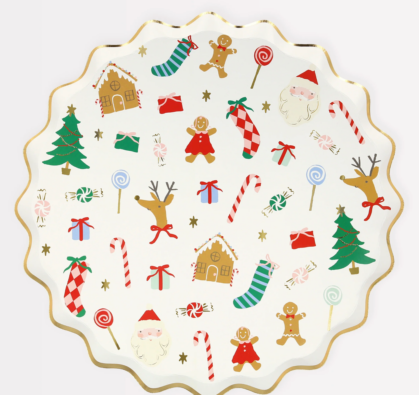 Jolly Christmas Dinner Plates