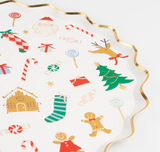 Jolly Christmas Dinner Plates