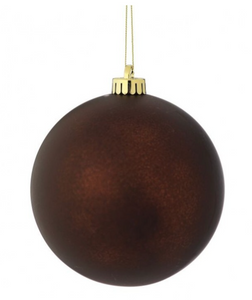 VP Matte Ornament Ball - Chocolate