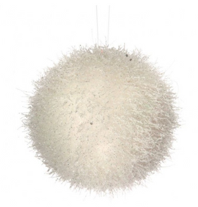 Crazy Tinsel Ball Ornament