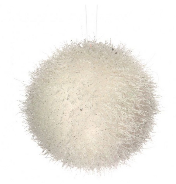 Crazy Tinsel Ball Ornament