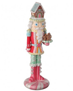 Resin Candy Nutcracker w/ Cake