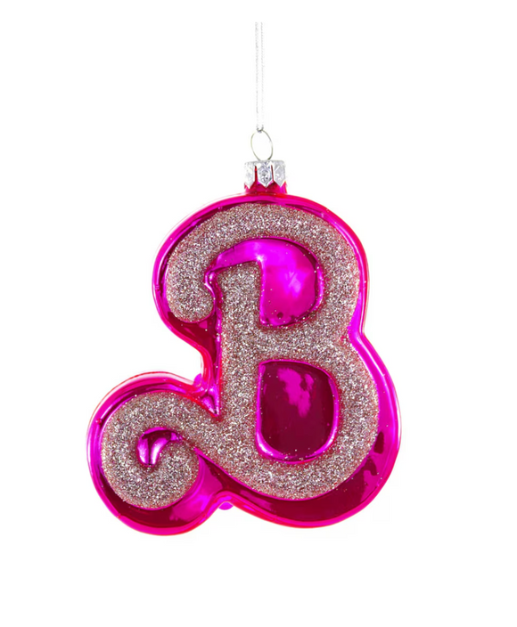 Barbie Pink B Ornament