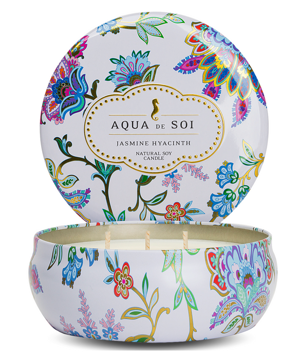 Aqua de SOi Jasmine Hyacinth 3 Wick Tin