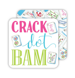 Crack Dot Bam Paper Coasters