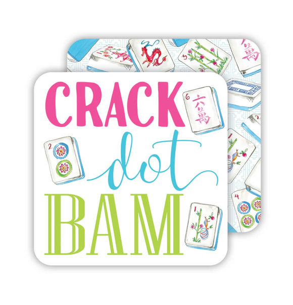 Crack Dot Bam Paper Coasters