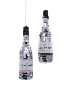 Champagne Disco Ornament