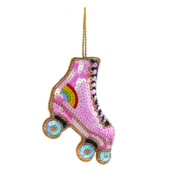 Roller Skate Sequin Ornament