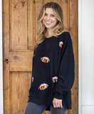 Football Queen Sequin Sweatshirt