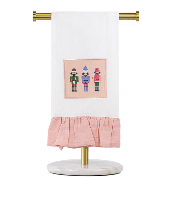 Nutcracker March Ruffle Tea Towel