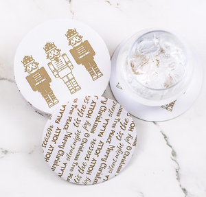 Nutcracker Reversible Paper Coasters