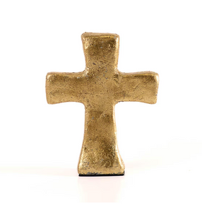 Jericho Cross - Gold 5"