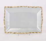 Seward Rectangle Serving Tray - Clear/Gold