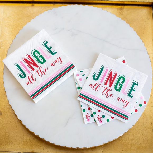 Jingle All The Way Beverage Napkins