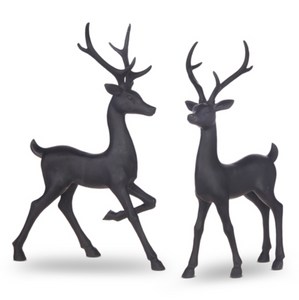 Black Resin Deer