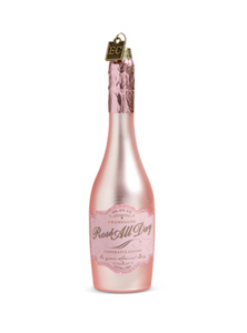 Congratulations Pink Champagne Ornament