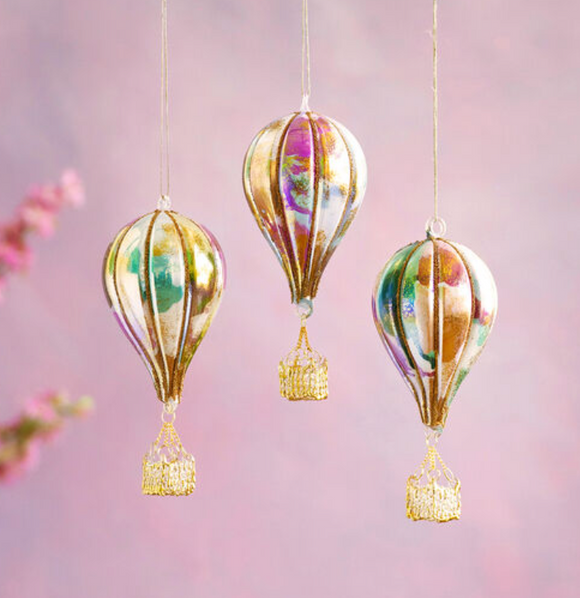 Color Couture Hot Air Balloon Ornament