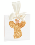 Angel Gold Acrylic Ornament