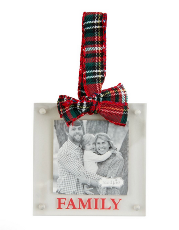 Family Acrylic Christmas Ornament