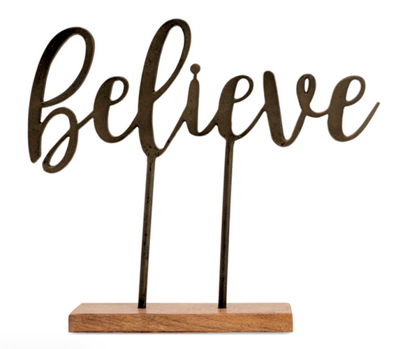 Believe Cast Iron Sentiment