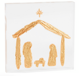 Acrylic Nativity Plaque