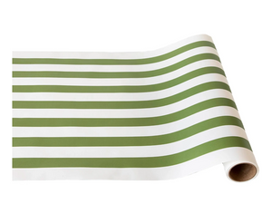 Moss Classic Stripe Table Runner