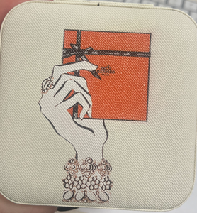 Hermes Box Travel Jewelry Case