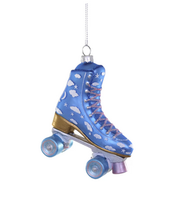 Blue Roller Skate Ornament