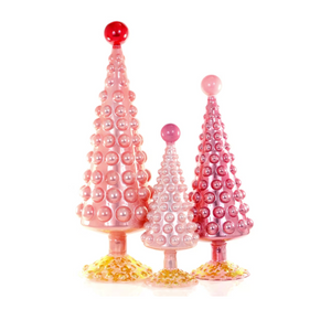 Midcentury Modern Hobnail Tree - Rose