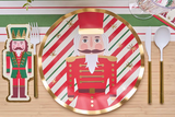 Wavy Dinner Plate - Nutcracker Christmas