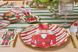 Wavy Dinner Plate - Nutcracker Christmas