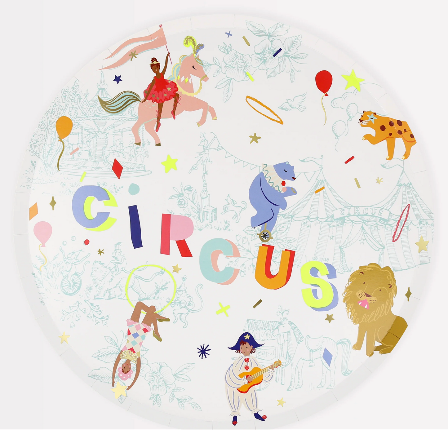 Circus Dinner Plates