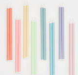 Mixed Striped Candles