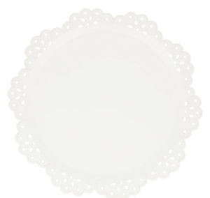 Broderie Anglaise Lace White Dinner Plates