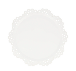 Broderie Anglaise Lace White Side Plates