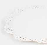 Broderie Anglaise Lace White Side Plates