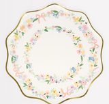 Elegant Floral Dinner Plates